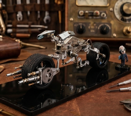 "Wrench-Forged" Motorcycle Prototype