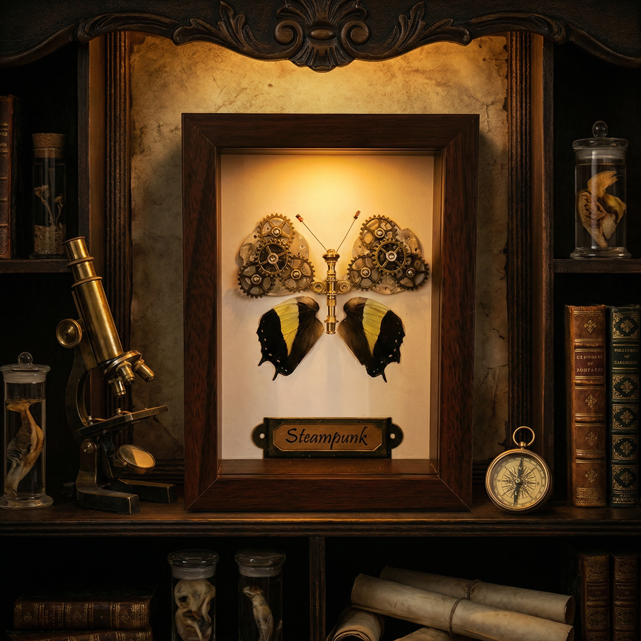 The Clockwork Monarch Specimen