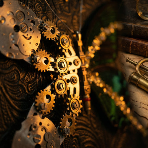 Emerald Wing Steampunk Butterfly