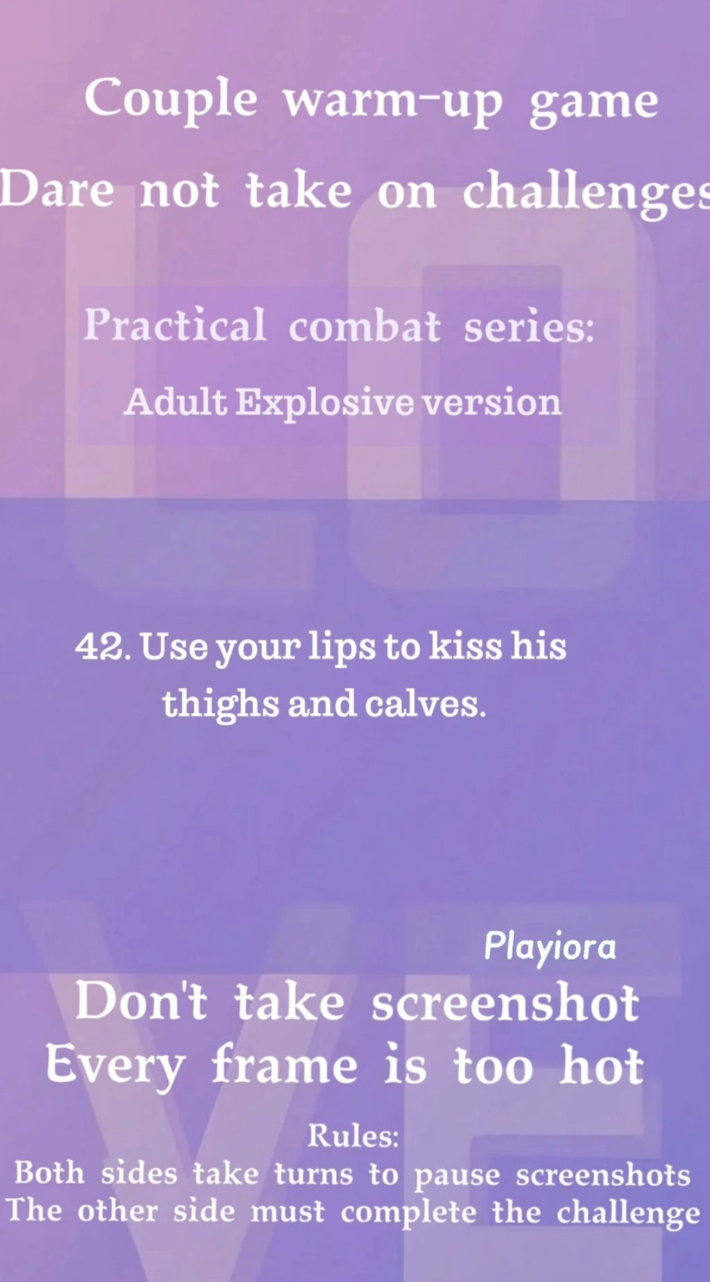 Couple Game Adult Version