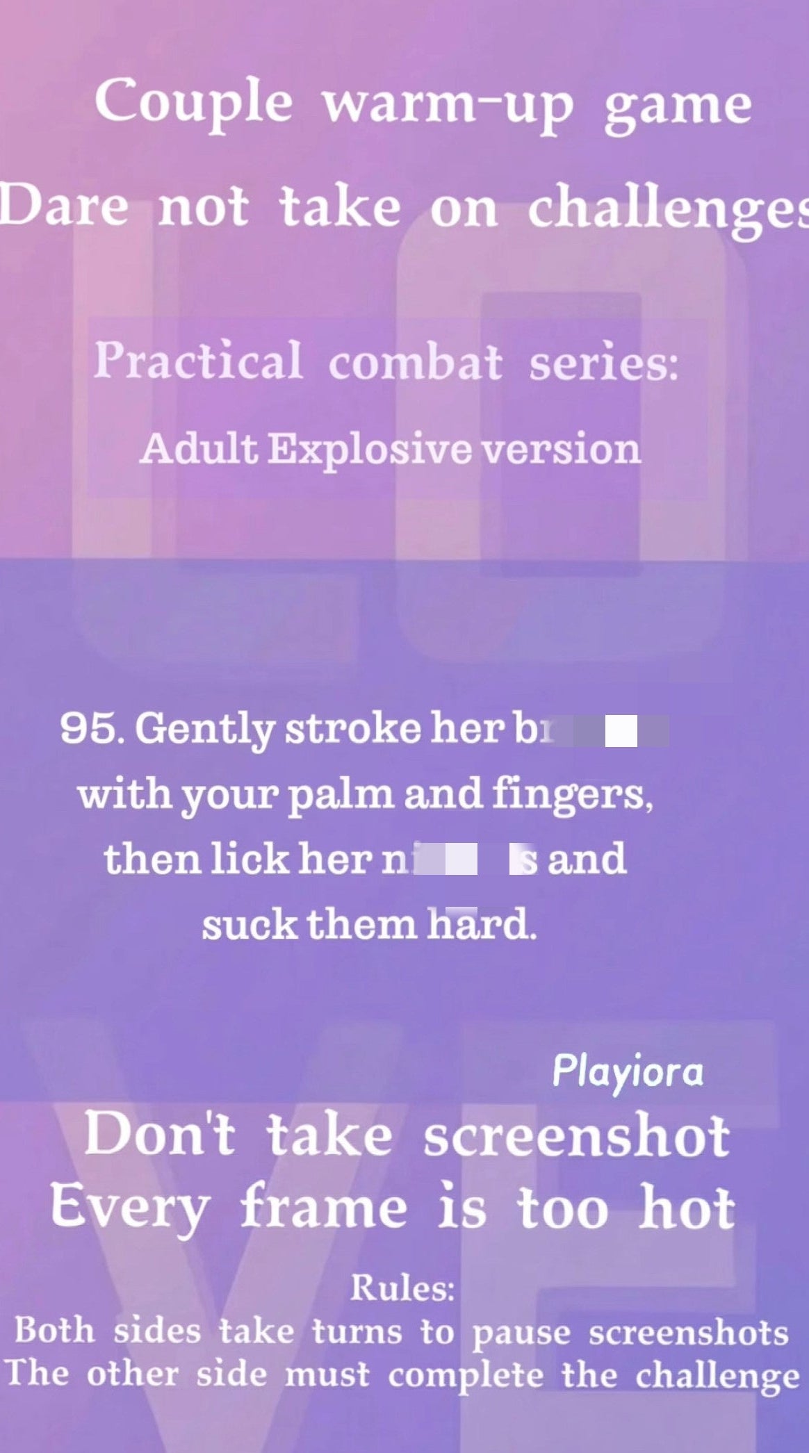 Couple Game Adult Version