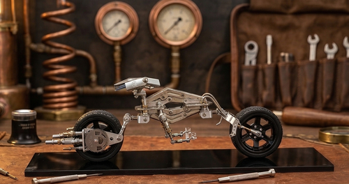 "Wrench-Forged" Motorcycle Prototype