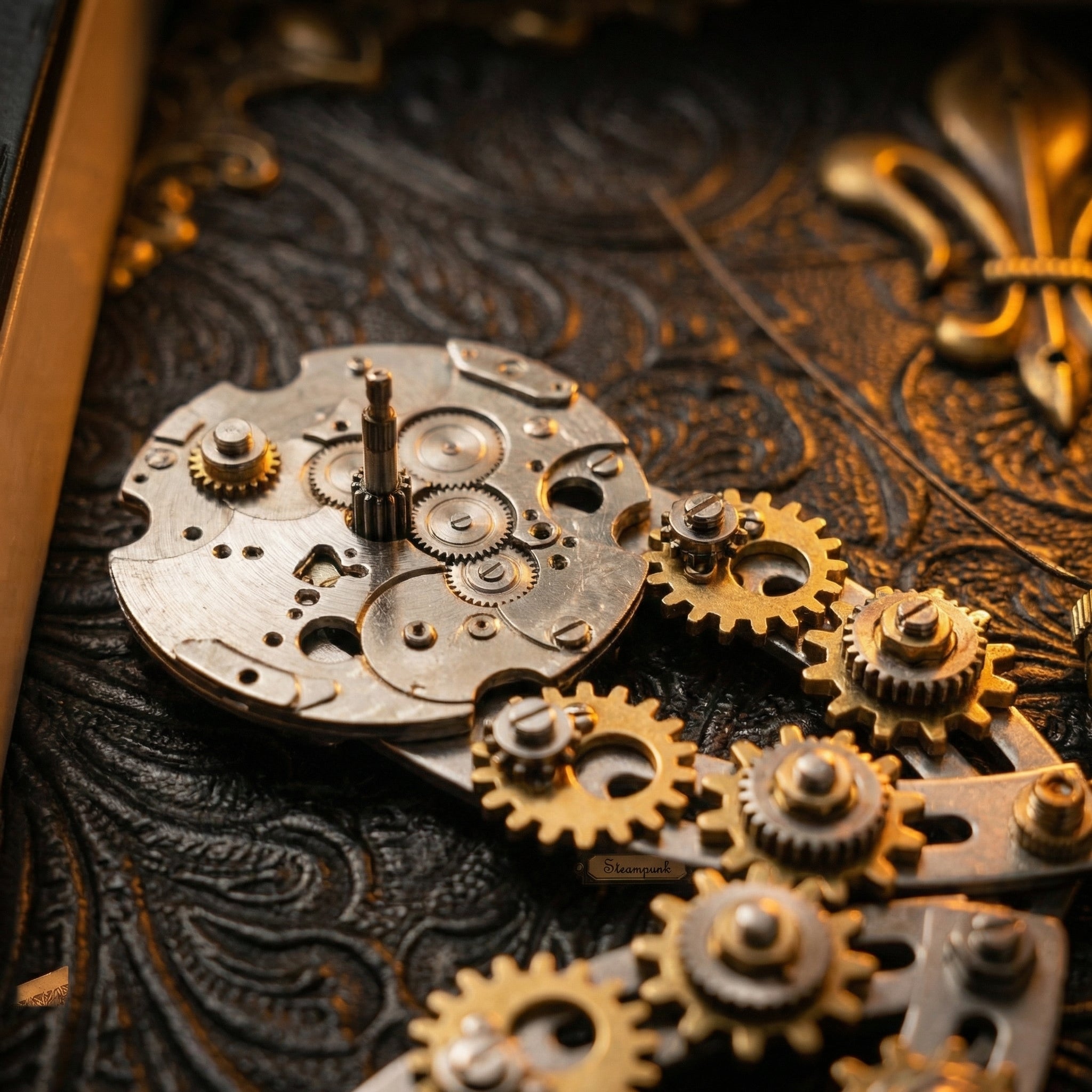 Emerald Wing Steampunk Butterfly